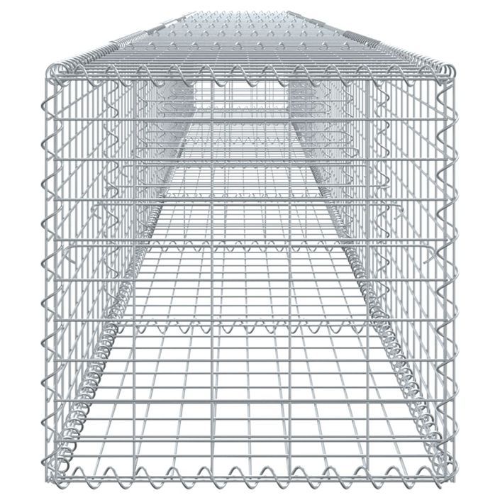 Panier gabion avec couvercle 700x50x50 cm fer galvanisé - Photo n°4