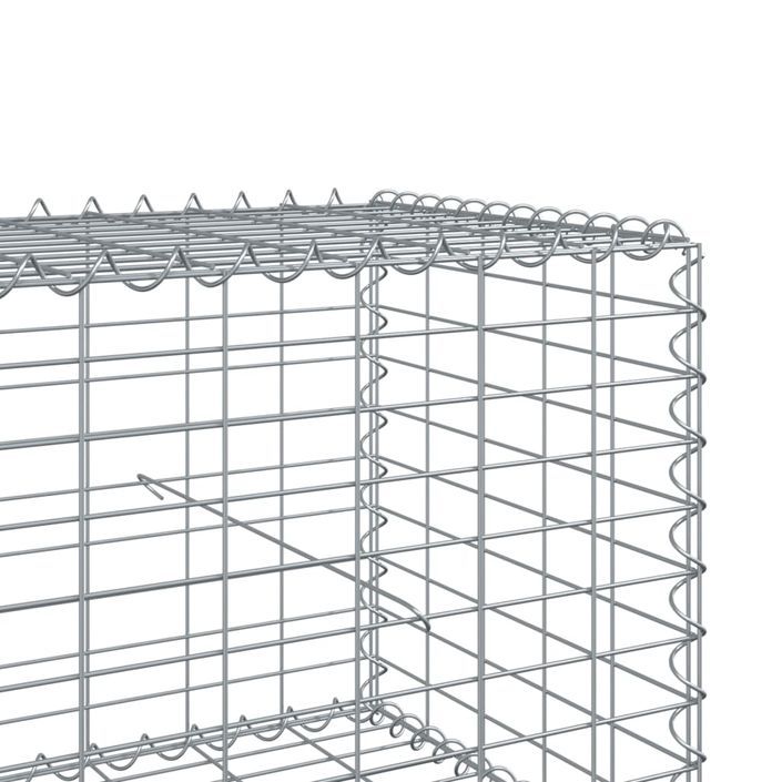 Panier gabion avec couvercle 700x50x50 cm fer galvanisé - Photo n°6