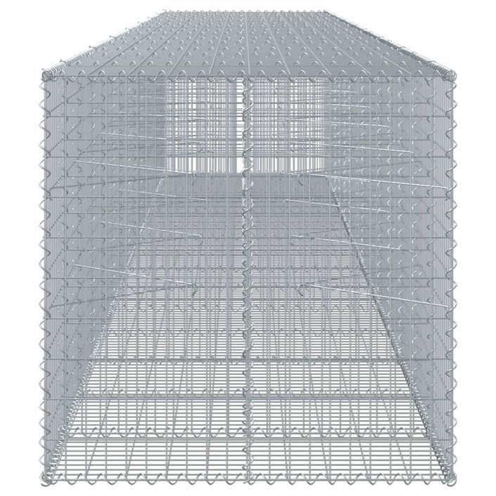 Panier gabion avec couvercle 750x100x100 cm fer galvanisé - Photo n°4