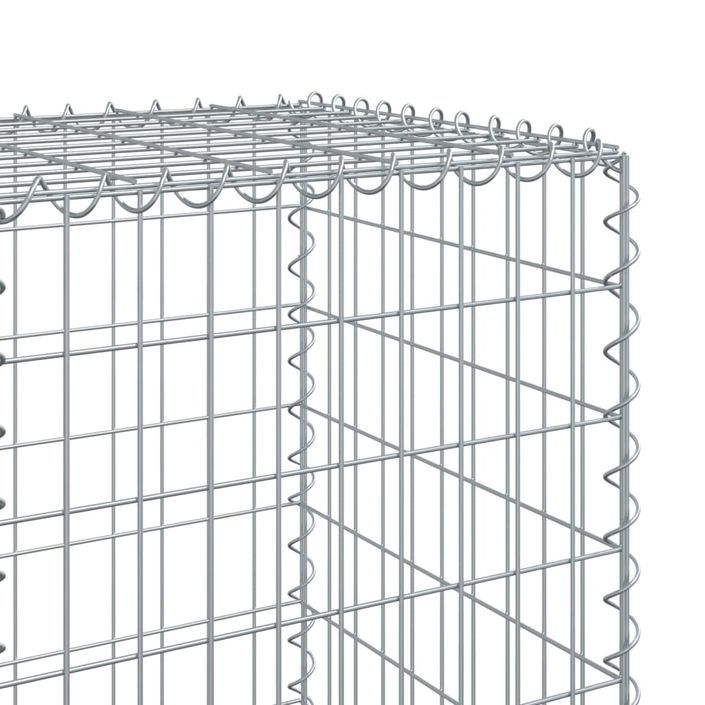 Panier gabion avec couvercle 800x50x150 cm fer galvanisé - Photo n°6