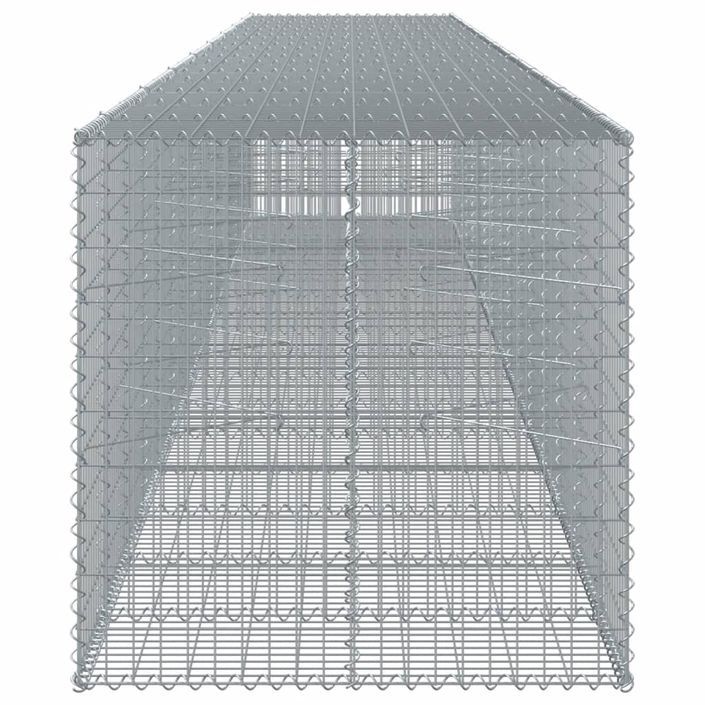 Panier gabion avec couvercle 850x100x100 cm fer galvanisé - Photo n°4