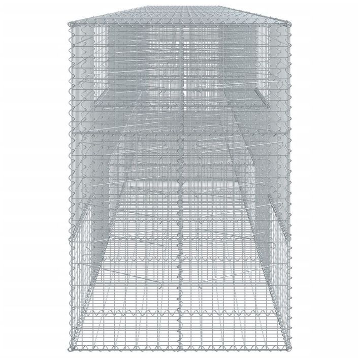 Panier gabion avec couvercle 900x100x150 cm fer galvanisé - Photo n°4