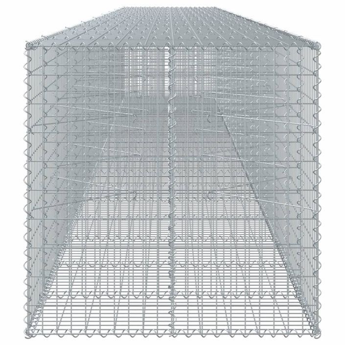 Panier gabion avec couvercle 950x100x100 cm fer galvanisé - Photo n°4