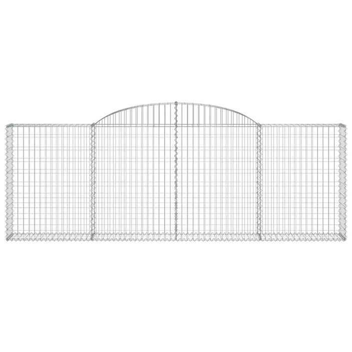 Paniers à gabions arqués 20 pcs 300x30x100/120 cm fer galvanisé - Photo n°4