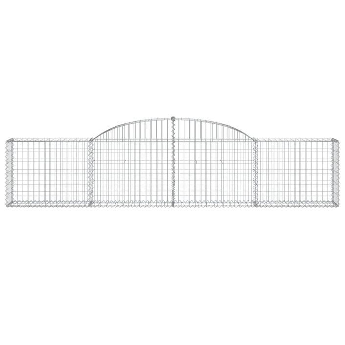 Paniers à gabions arqués 20 pcs 300x30x60/80 cm Fer galvanisé - Photo n°4