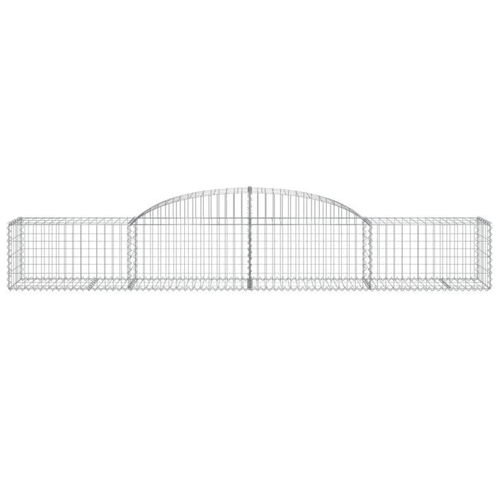 Paniers à gabions arqués 25 pcs 300x50x40/60 cm fer galvanisé - Photo n°4