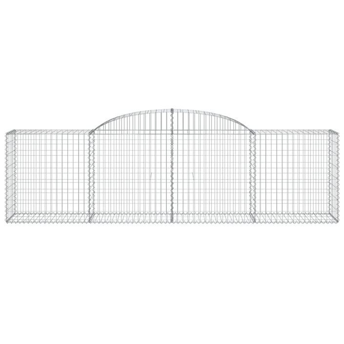 Paniers à gabions arqués 25 pcs 300x50x80/100 cm fer galvanisé - Photo n°4