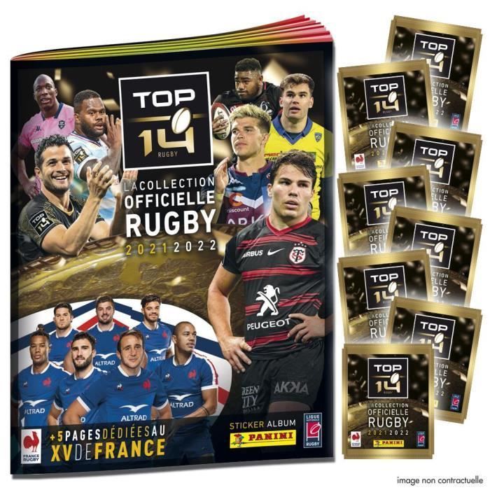 PANINI - Rugby 2021-22 Top 14 - Pack pour démarrer la Collection : Album + 5 Pochettes - Photo n°2