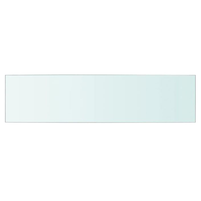 Panneau d’étagère Verre transparent 60 x 15 cm - Photo n°2