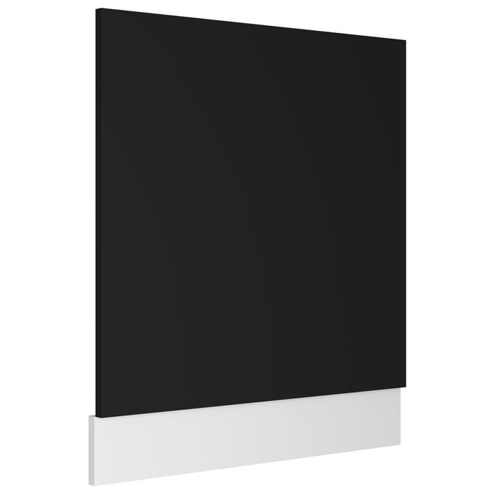 Panneau de lave-vaisselle Noir 59,5x3x67 cm - Photo n°2