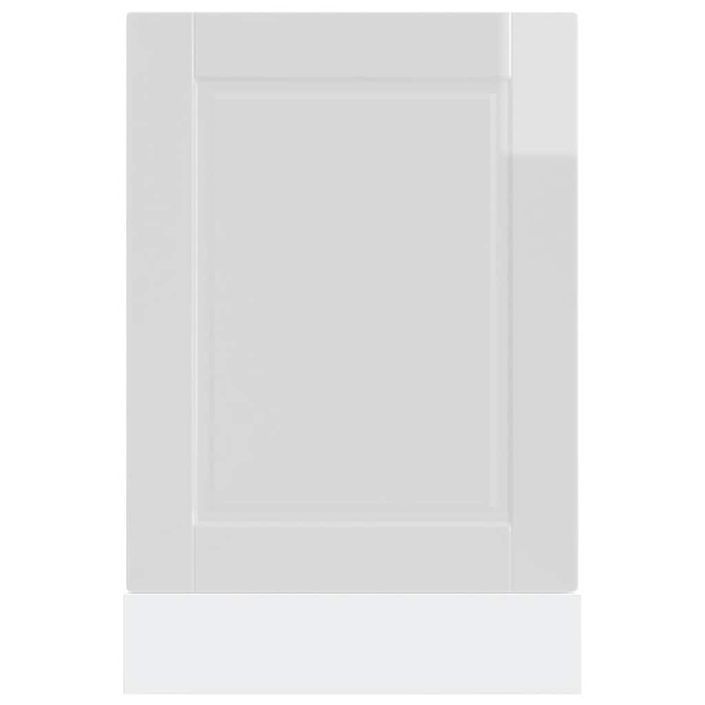 Panneau de lave-vaisselle Porto blanc brillant 45x1,5x67 cm - Photo n°4