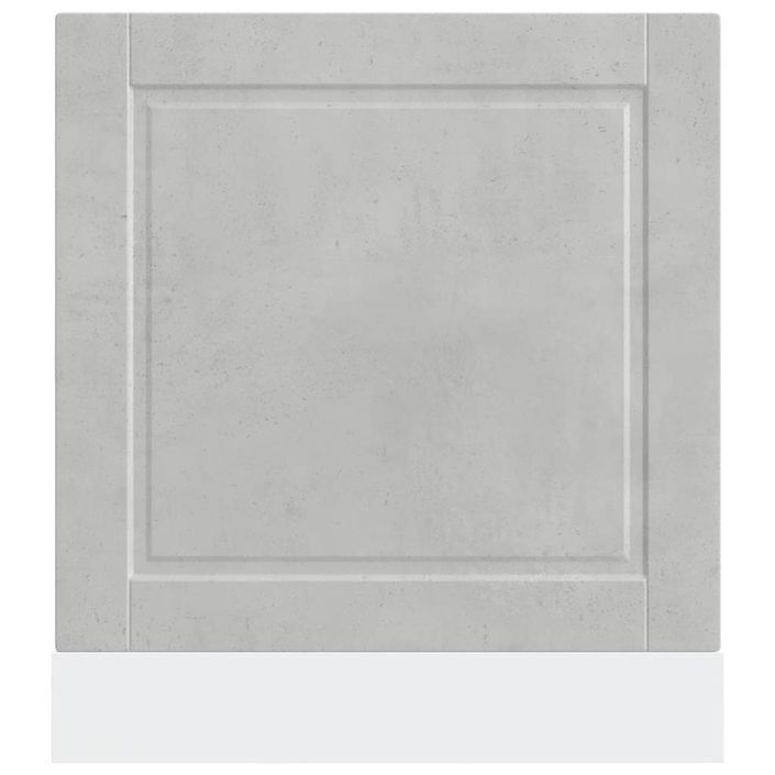 Panneau de lave-vaisselle Porto gris béton 60x1,5x67 cm - Photo n°4