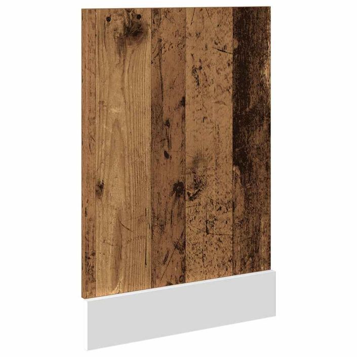 Panneau de lave-vaisselle vieux bois 45x3x67 cm bois ingénierie - Photo n°5