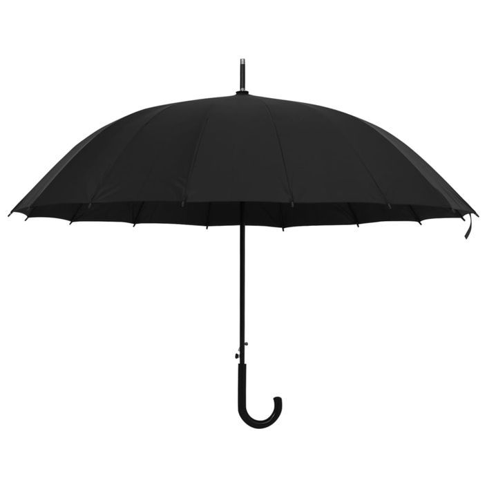 Parapluie automatique Noir 120 cm - Photo n°3