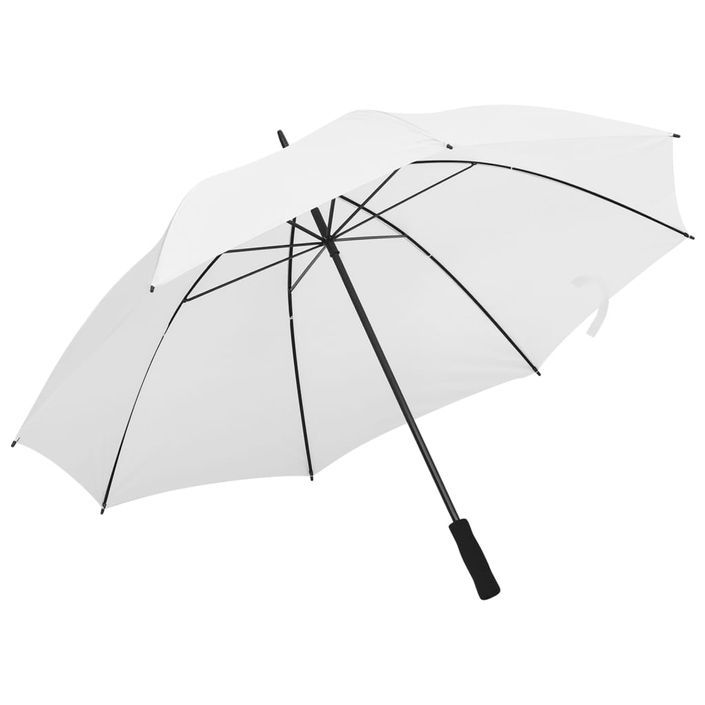 Parapluie Blanc 130 cm - Photo n°1