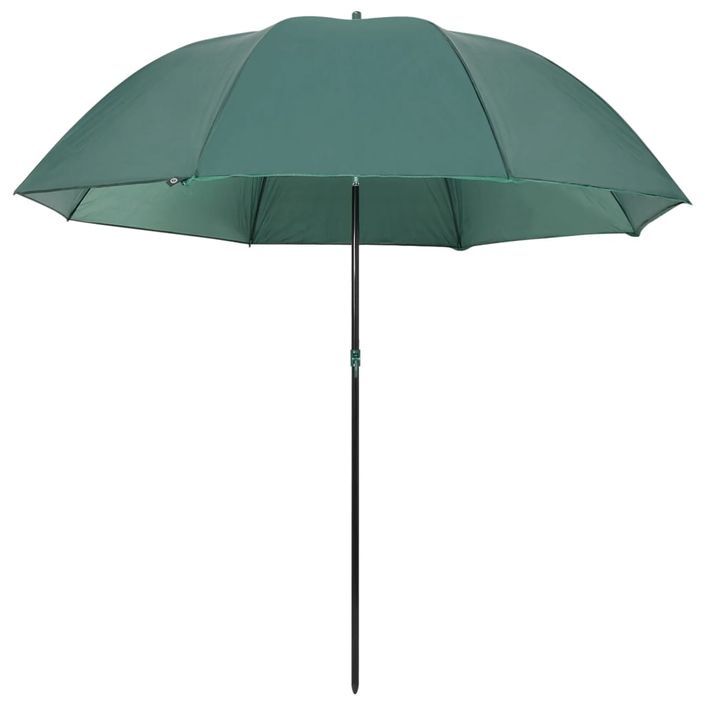 Parapluie de pêche Vert 220x193 cm - Photo n°4