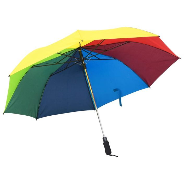 Parapluie pliable automatique Multicolore 124 cm - Photo n°1