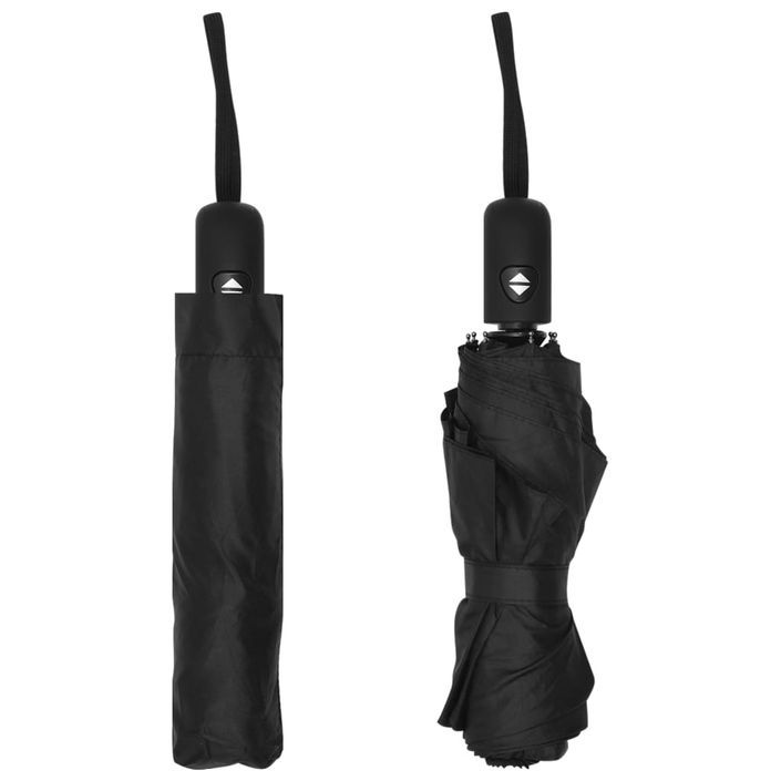 Parapluie pliable automatique Noir 95 cm - Photo n°4