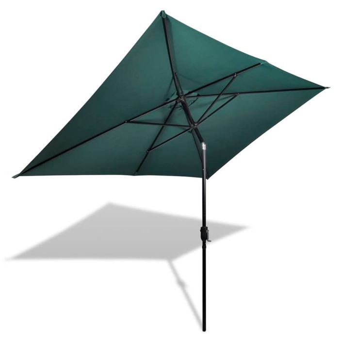 Parasol 200 x 300 cm Vert Rectangulaire - Photo n°1