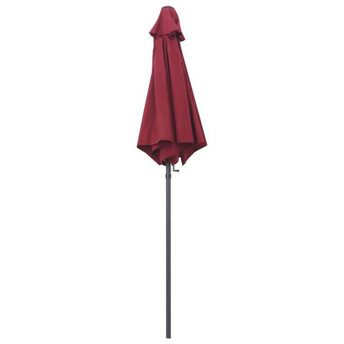 Parasol Bordeaux 200x211 cm Aluminium - Photo n°4