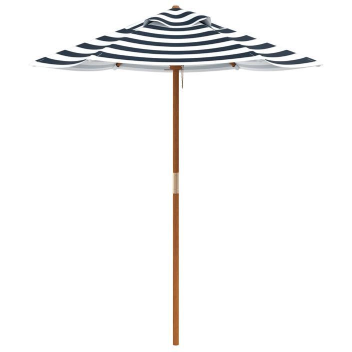 Parasol de jardin pour enfants avec poteau en bois Ø120x140 cm - Photo n°4