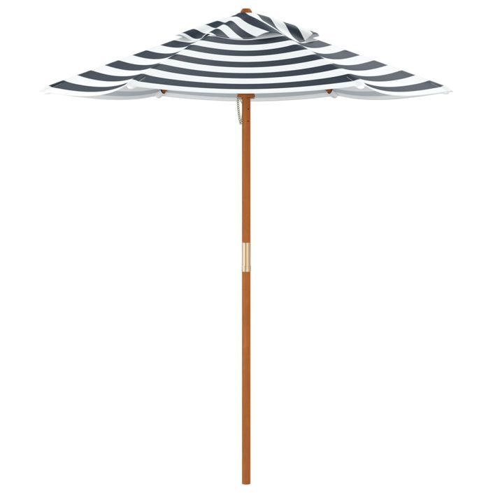 Parasol de jardin pour enfants avec poteau en bois Ø120x140 cm - Photo n°5