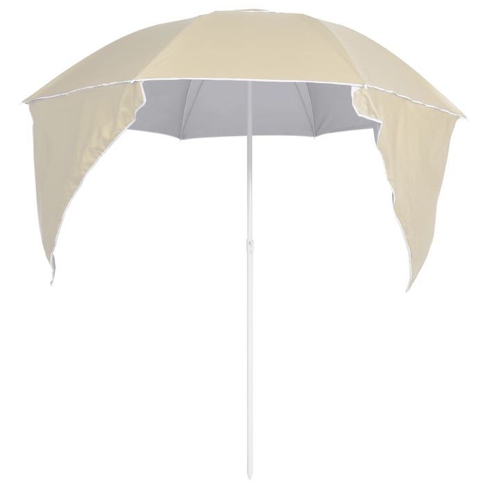 Parasol de plage avec parois latérales Sableux 215 cm - Photo n°4