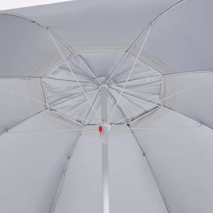 Parasol de plage avec parois latérales Sableux 215 cm - Photo n°6