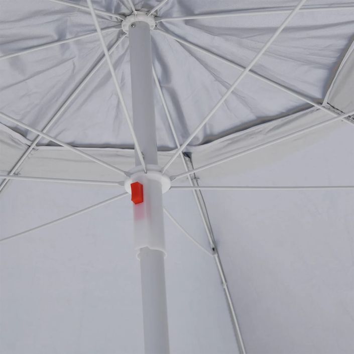 Parasol de plage avec parois latérales Sableux 215 cm - Photo n°7