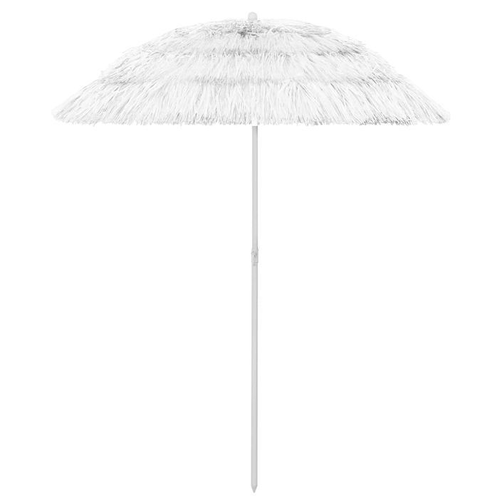 Parasol de plage Blanc 180 cm - Photo n°1