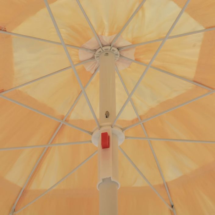 Parasol de plage Naturel 180 cm Style hawaïen - Photo n°2