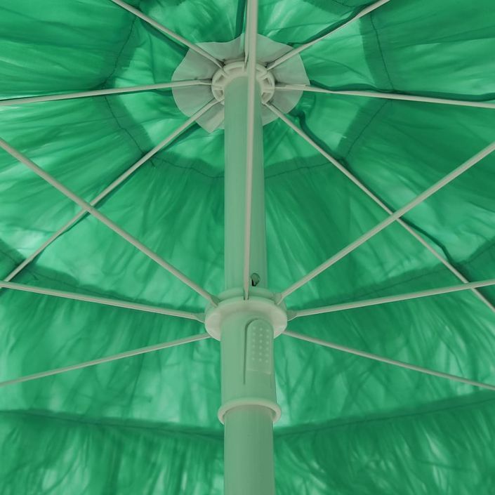 Parasol de plage Vert 300 cm 2 - Photo n°2