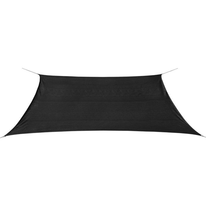 Parasol en PEHD rectangulaire 2x4 m Anthracite - Photo n°1