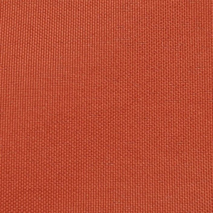 Parasol en tissu Oxford carré 3,6x3,6 m Ocre marron - Photo n°2