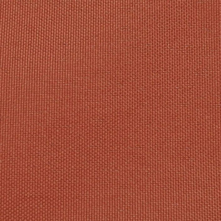 Parasol en tissu Oxford triangulaire 5x5x5 m Ocre marron - Photo n°2