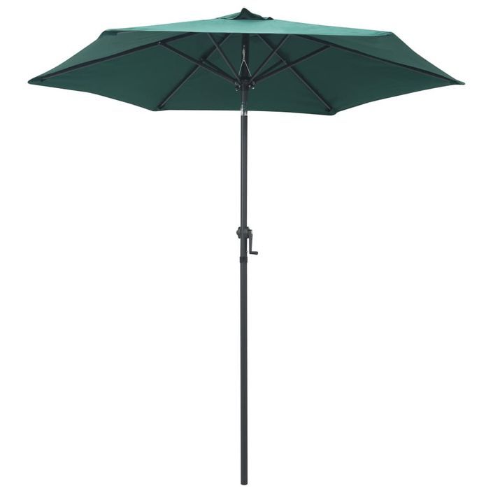 Parasol Vert 200x211 cm Aluminium - Photo n°1