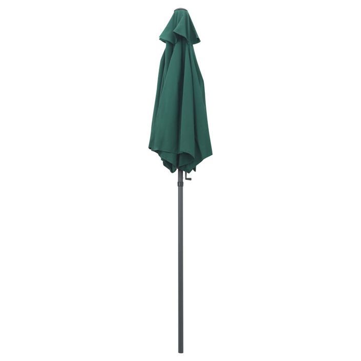 Parasol Vert 200x211 cm Aluminium - Photo n°4