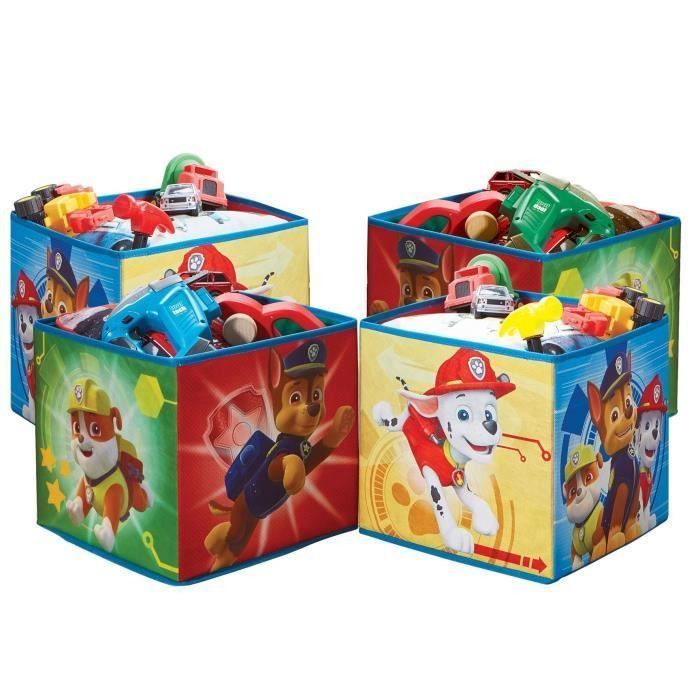 PAT'PATROUILLE Cubes de rangement pour jouets - Garçon - Photo n°1