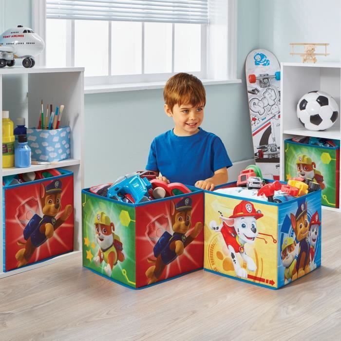 PAT'PATROUILLE Cubes de rangement pour jouets - Garçon - Photo n°3