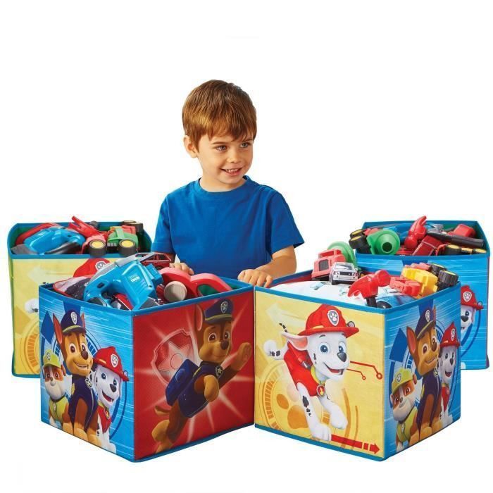 PAT'PATROUILLE Cubes de rangement pour jouets - Garçon - Photo n°5