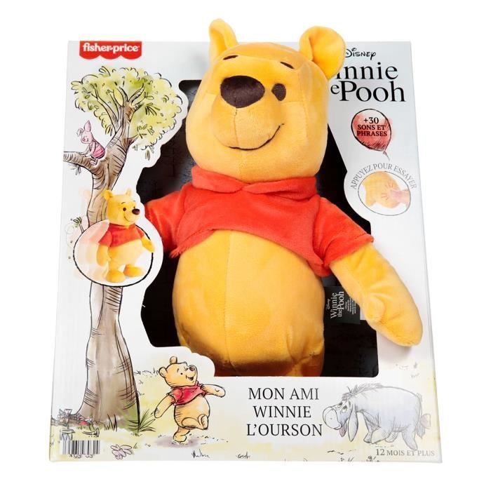 Peluche Winnie l'ourson marche et chante - Photo n°1