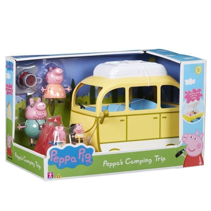 Peppa Pig -Le Camping-car avec tente et 4 personnages - Photo n°5