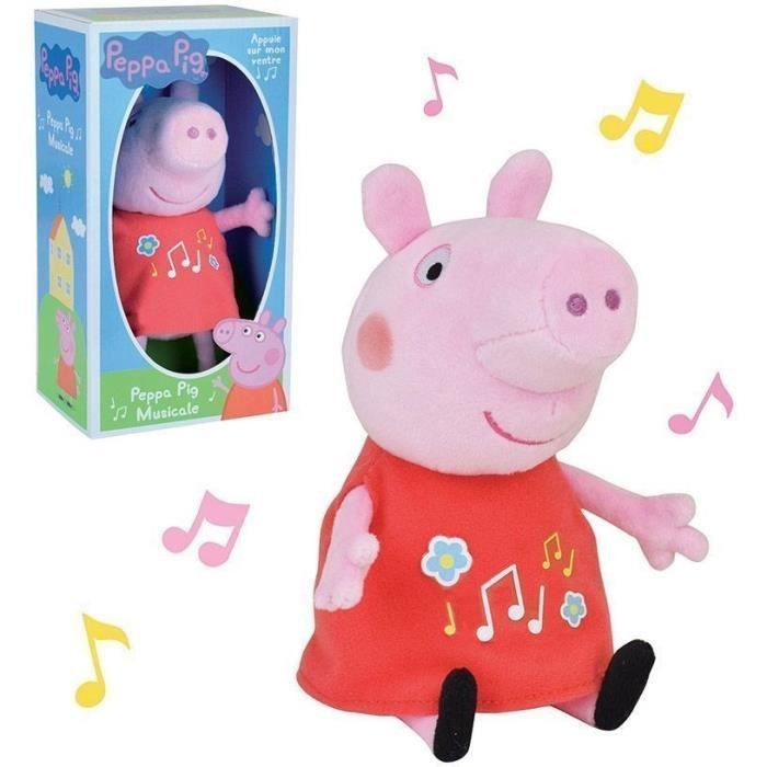 PEPPA PIG Peluche musicale ± 20 cm - Photo n°1