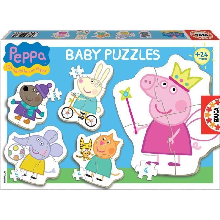 PEPPA PIG Puzzle Baby Peppa Pig - 24 pieces - Photo n°1