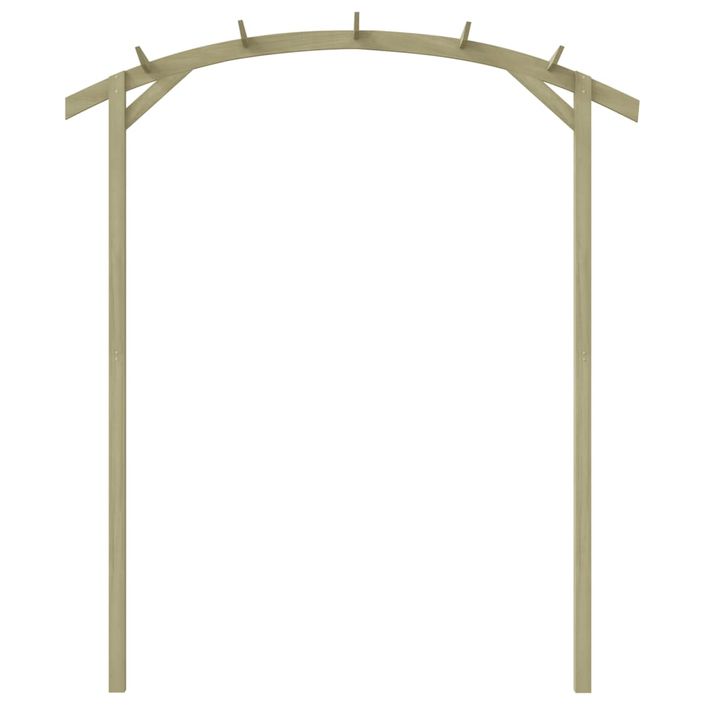 Pergola de jardin 180x210x40 cm Bois de pin imprégné - Photo n°2