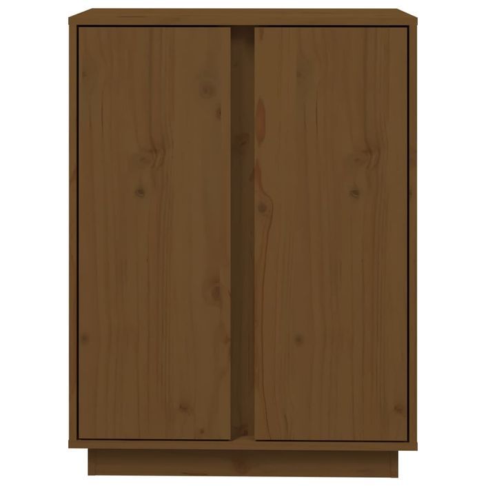 Petit buffet 2 portes en bois massif de pin Romane – Style classique et fonctionnel - Photo n°5