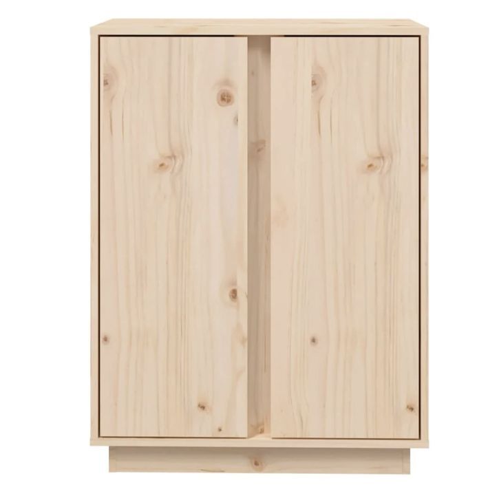 Petit buffet 2 portes en bois massif de pin Romane – Style classique et fonctionnel - Photo n°11