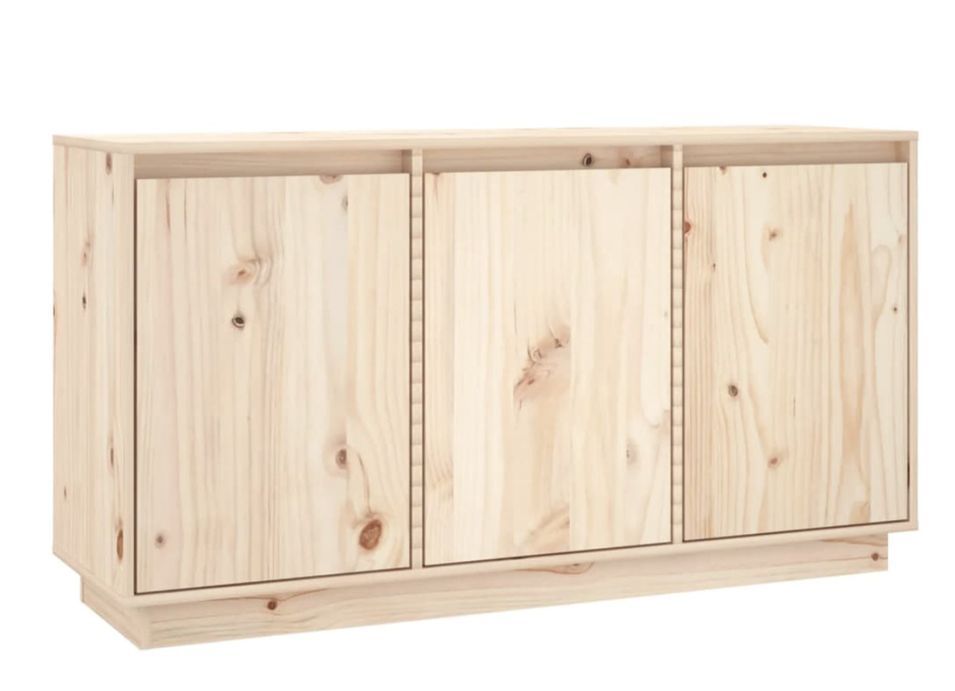 Petit buffet 3 portes en bois massif de pin Romane – Style classique et fonctionnel - Photo n°9