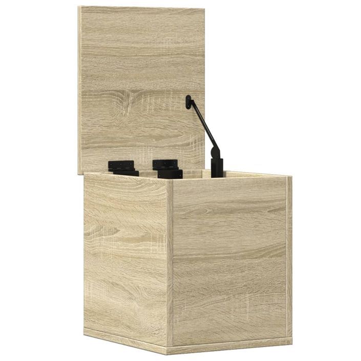 Petit coffre de rangement en bois Poma L 30 x H 35 x P 35 cm - Solution de rangement - Photo n°2