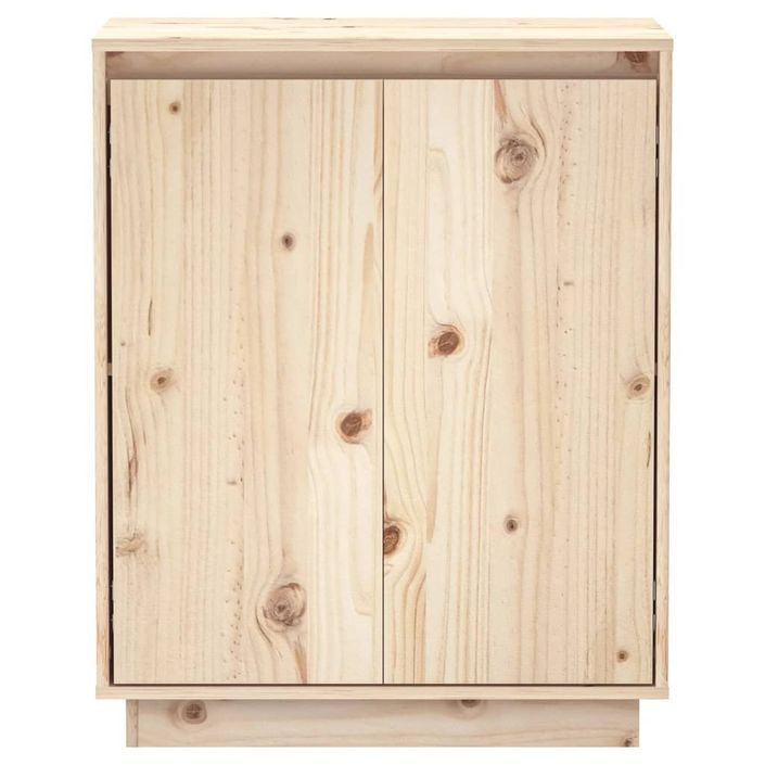 Petit meuble de rangement 2 portes en bois massif de pin – Collection Vizion - Photo n°4